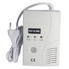 alarme do detector de gás do LPG da alimentação CA 110v/220v com apoio de bateria 9V