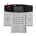 Sistema de alarme da segurança do Lcd G/M do controlo a distância com teclado do toque