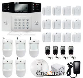 Sistema de alarme sem fio da segurança da G/M da casa com alerta LCD da voz