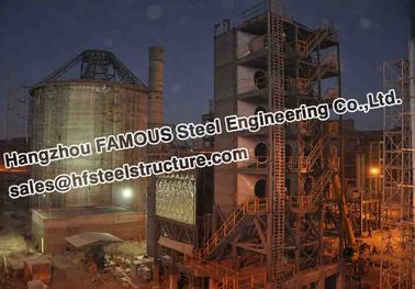 Planta industrial do cimento de Bolívia das fabricações do aço estrutural