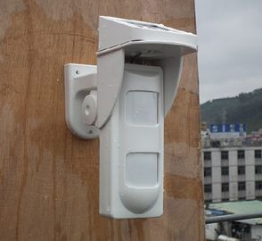 Detectores de movimento exteriores do alarme com tecnologia dupla independente da detecção do elemento PIR das energias solares