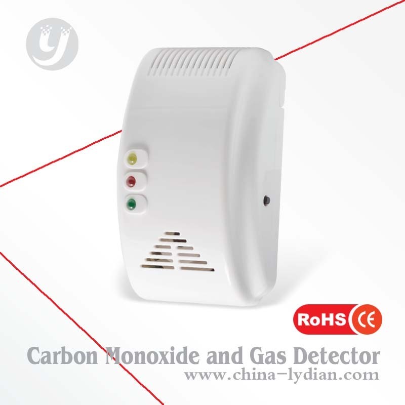 Detector de monóxido e de gás de carbono da alimentação CA